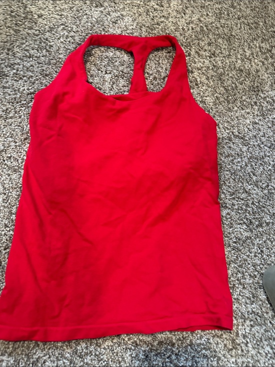 Free People Tops - Free People Red Racerback Tank Top xs